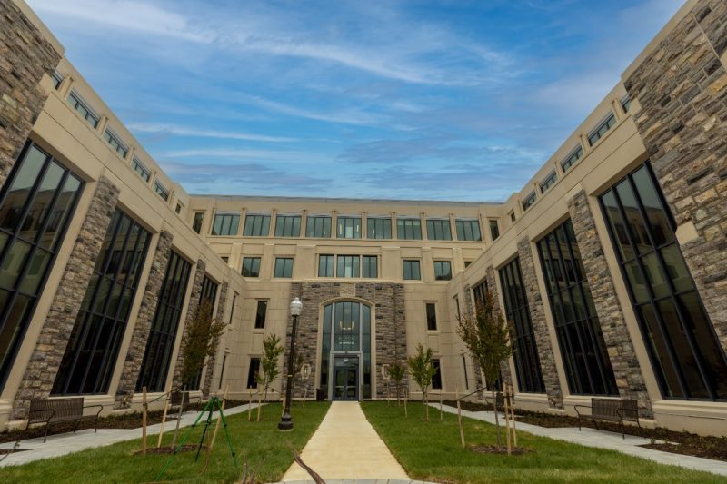 Data and Decision Sciences Building looking northwest.